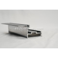 Perfiles de pared de cortina de aluminio anodizado